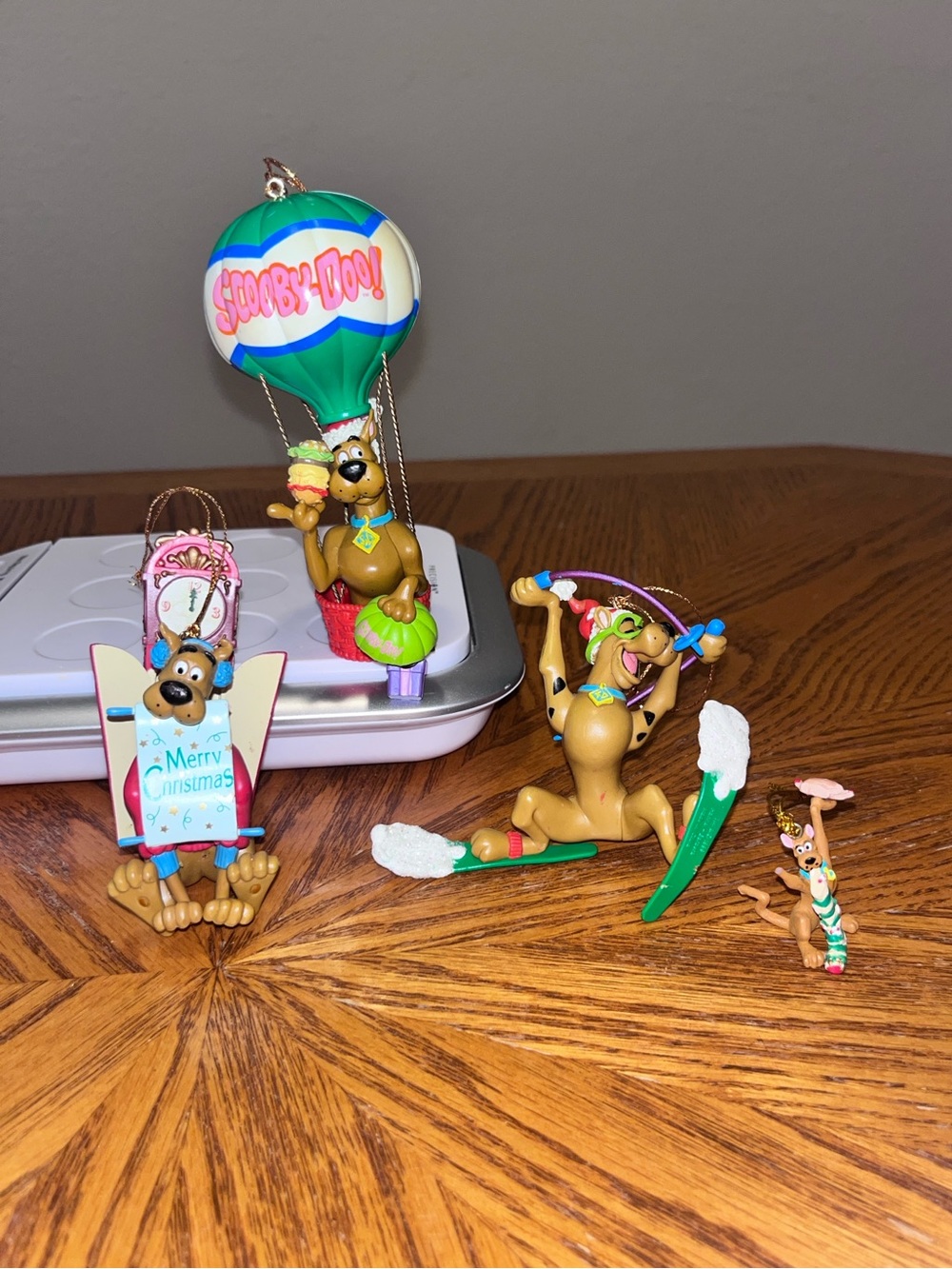 Scooby-Doo VTG Christmas Ornament Lot of 4 Hanna-Barbera & Cartoon Network